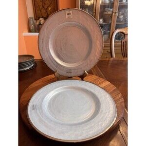 Z Gallery  Glass Charger Plates A Set Of 2
